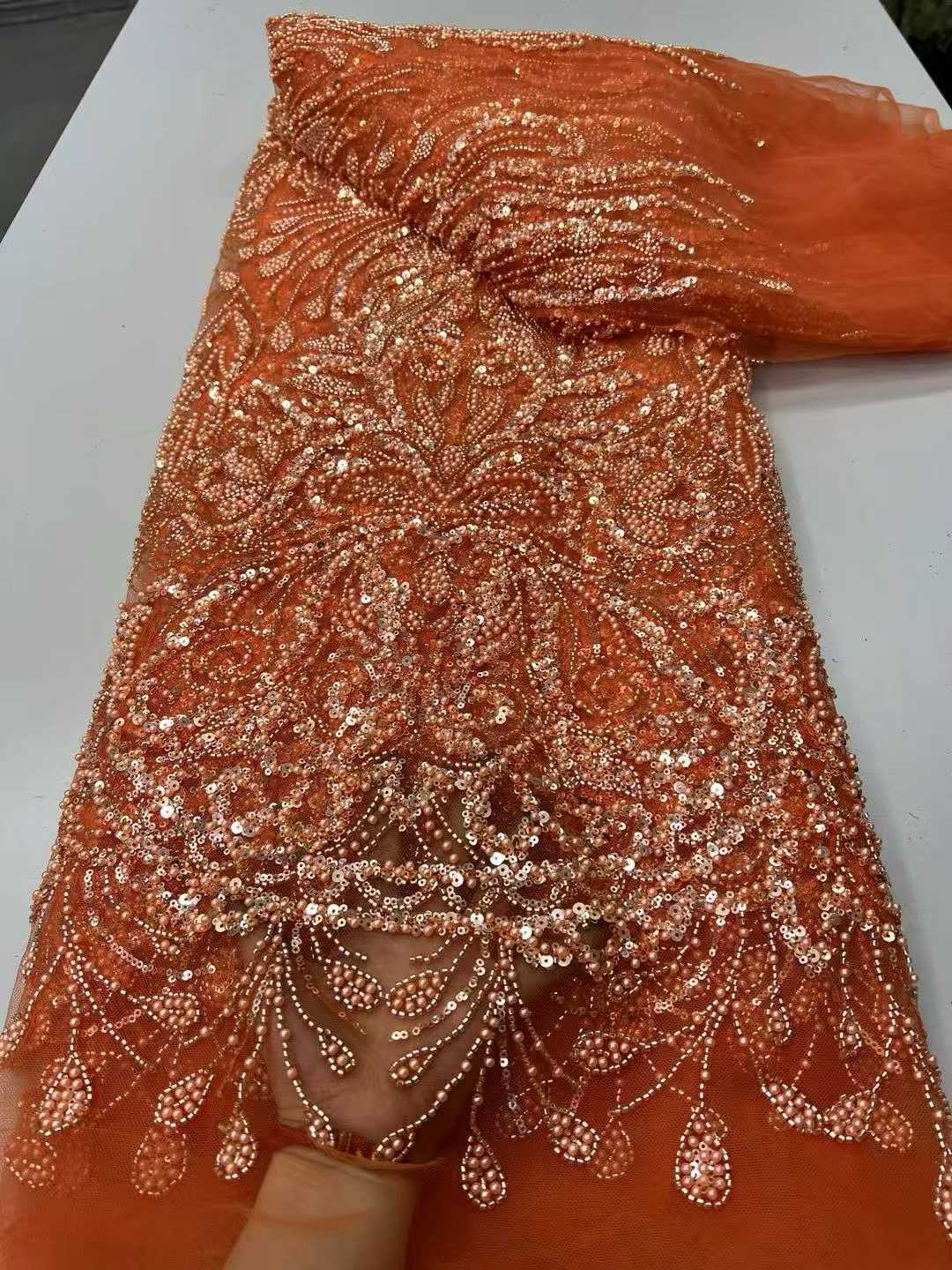 Embroidery Unique Design - Tissu de luxe exquis et unique,
