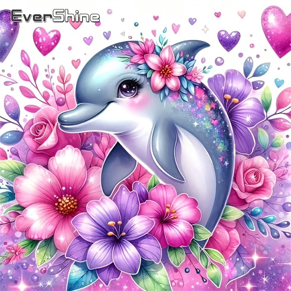 Embroidery Daisy - Evershine Mosaïque Diamant Animaux Peinture Animale
