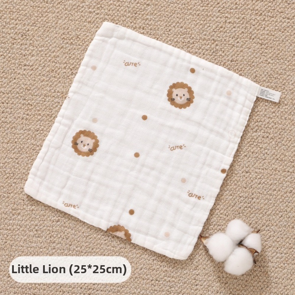 Embroidery Towel - Lot de 2 lingettes carrées douces
