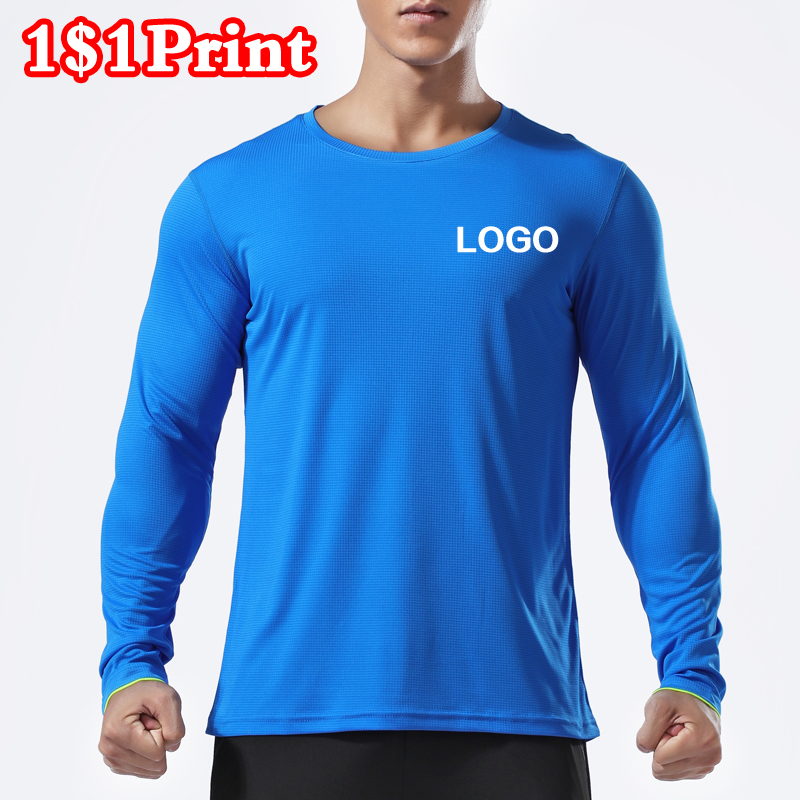 Embroidery Men Shirt - T-shirt de sport à manches longues