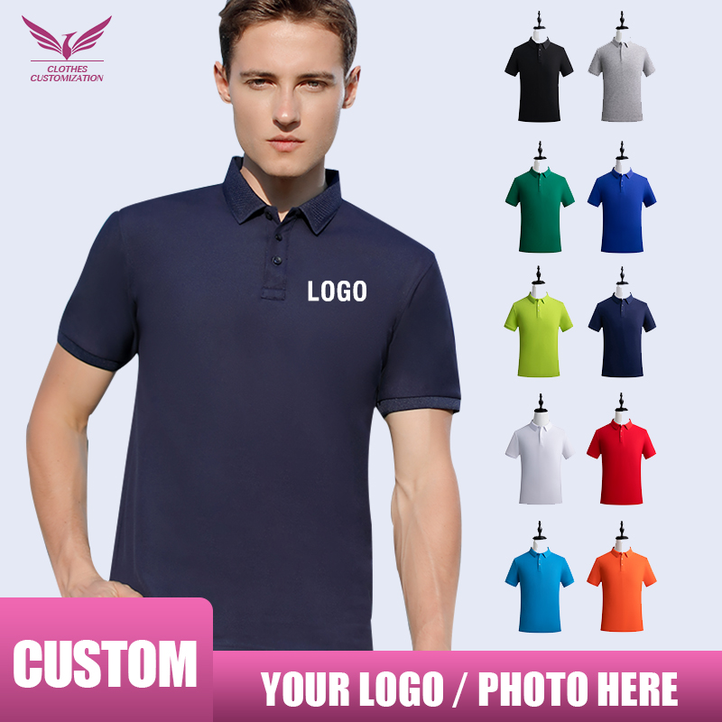 Embroidery Men Shirt - Polo Respirant avec Broderie Personnalisée pour