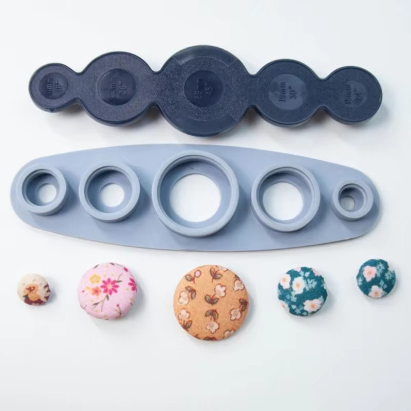 Embroidery Unique Design - Boutons de couverture outils multi-tailles 11/15/19/23/29mm
