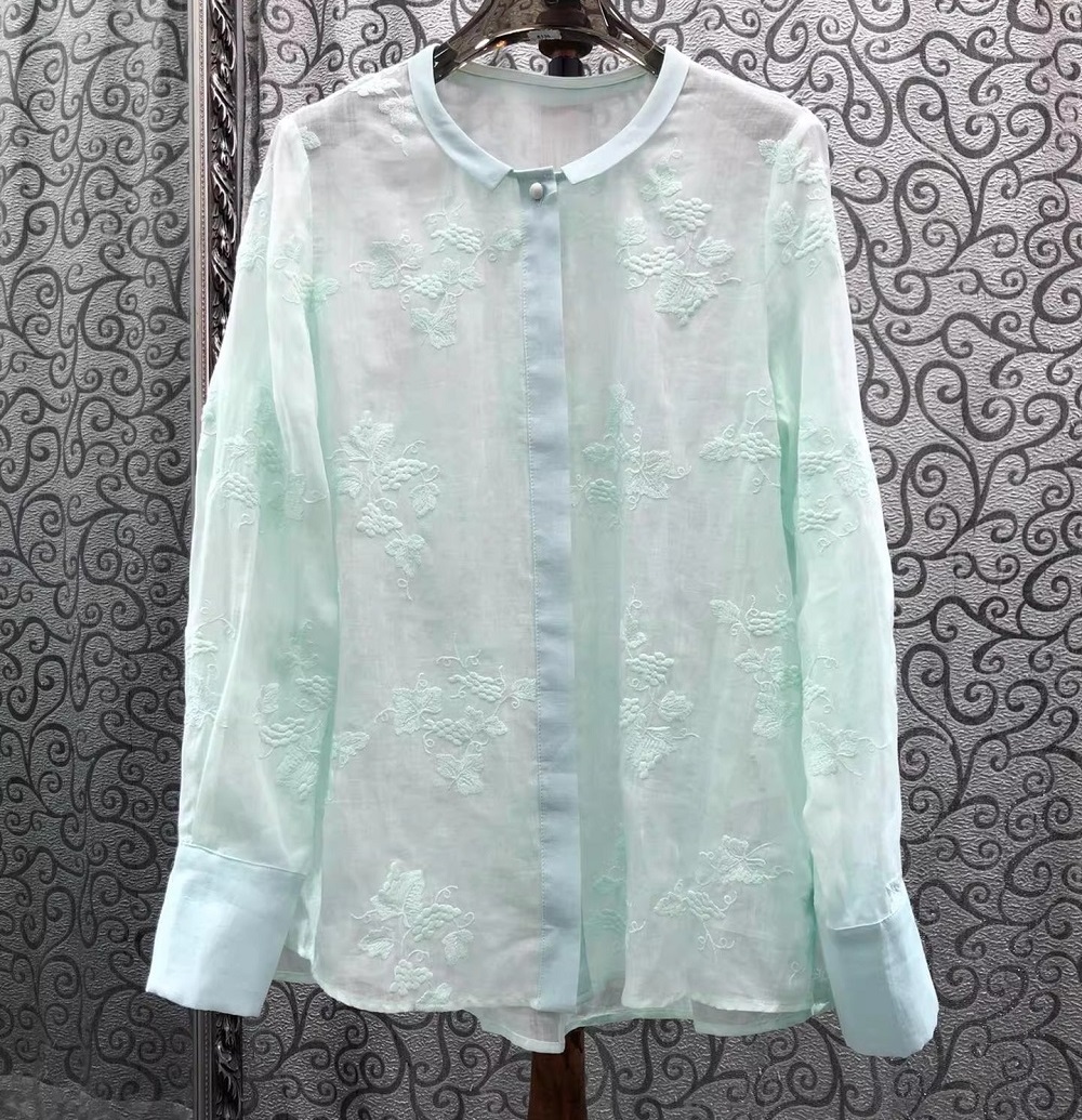 Embroidery Yellow - Chemisiers de qualité supérieure, nouveau style