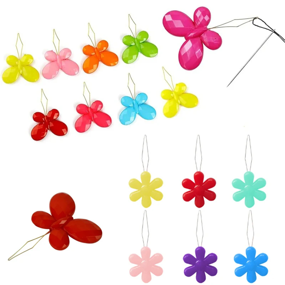 Embroidery Daisy - Enfile-aiguille de couleur aléatoire pour personnes