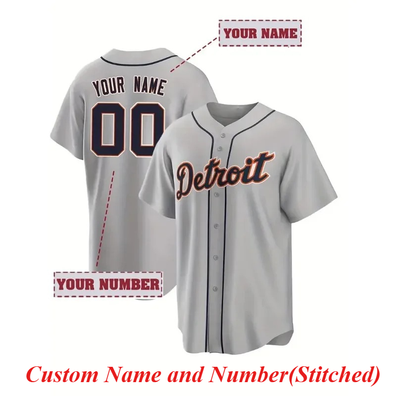Embroidery Men Shirt - Maillot de Baseball brodé pour hommes,