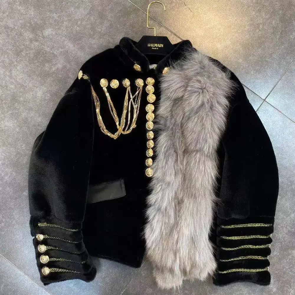 Embroidery Chain Stitch - Veste de bombardier brodée à fleurs