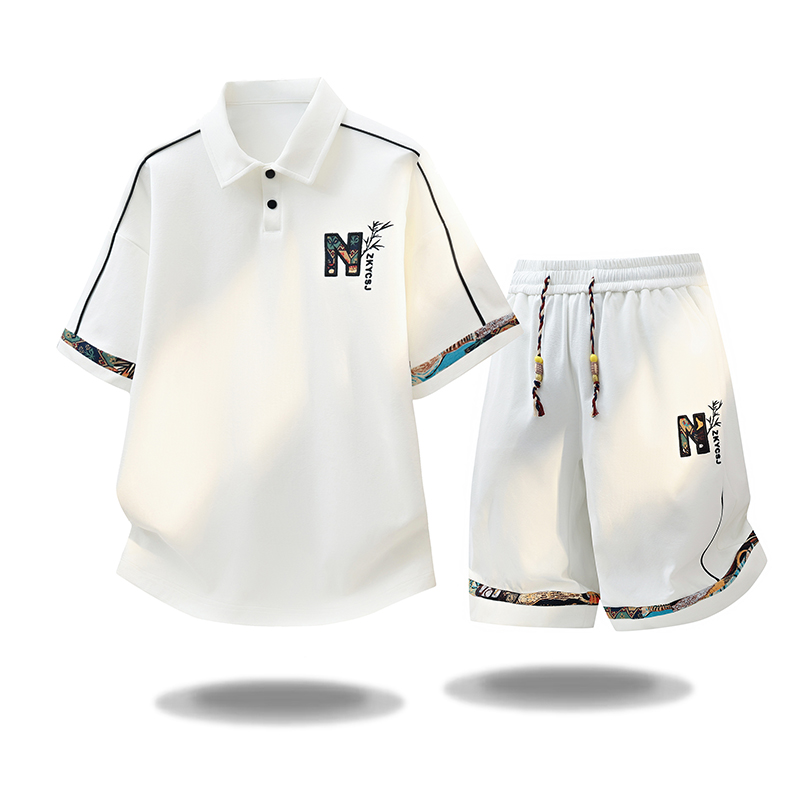 Nouvel ensemble tendance d'été - Embroidery Men Shirt avis et prix