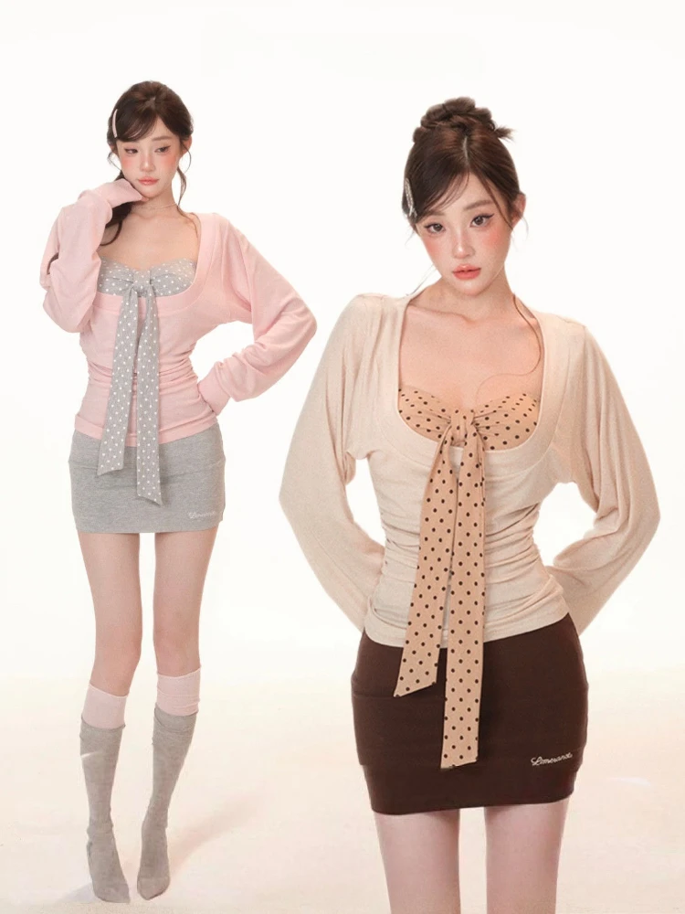 Ensemble deux pièces Y2K : hau - Embroidery Origin avis et prix