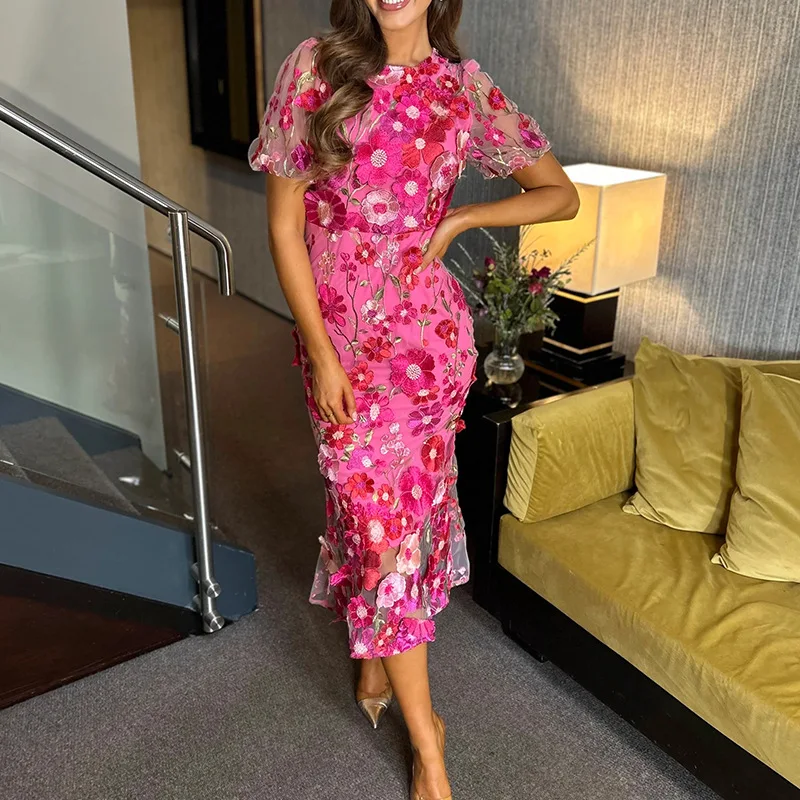 Robe longue d'été pour femmes, - Embroidery Zara avis et prix