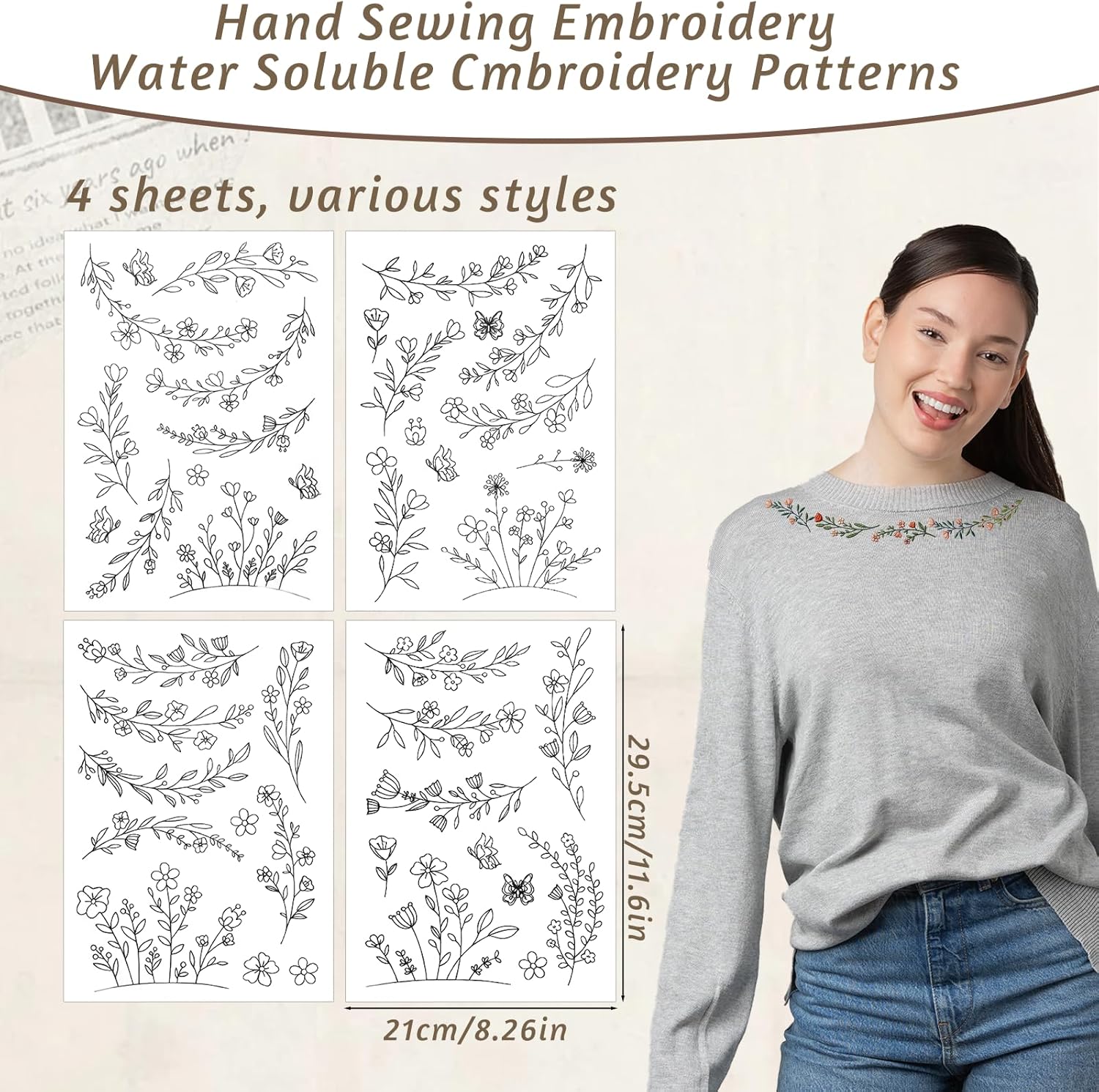 Papier de broderie soluble dan - Embroidery Daisy avis et prix