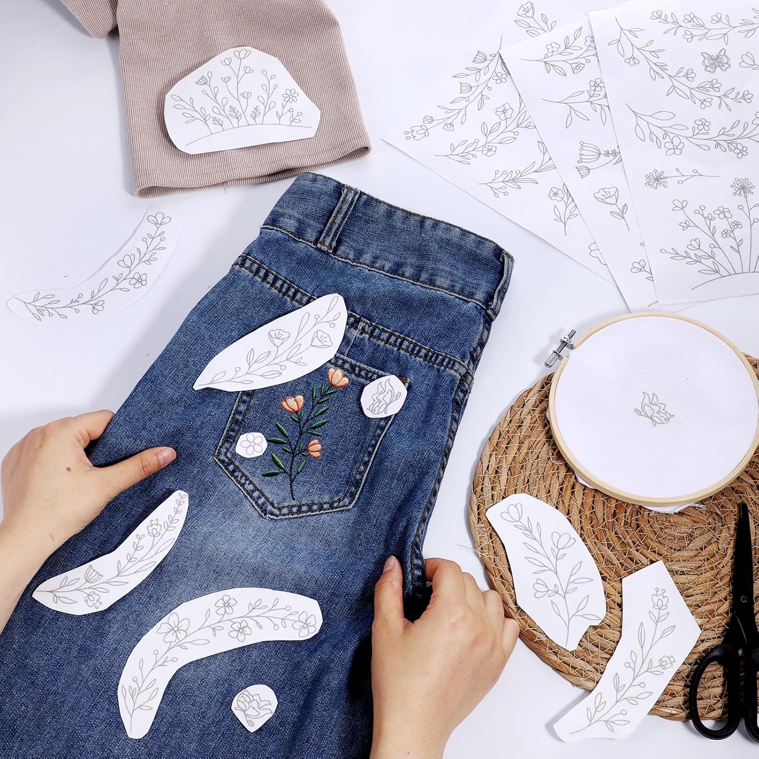 Papier de broderie soluble dan - Embroidery Daisy avis et prix