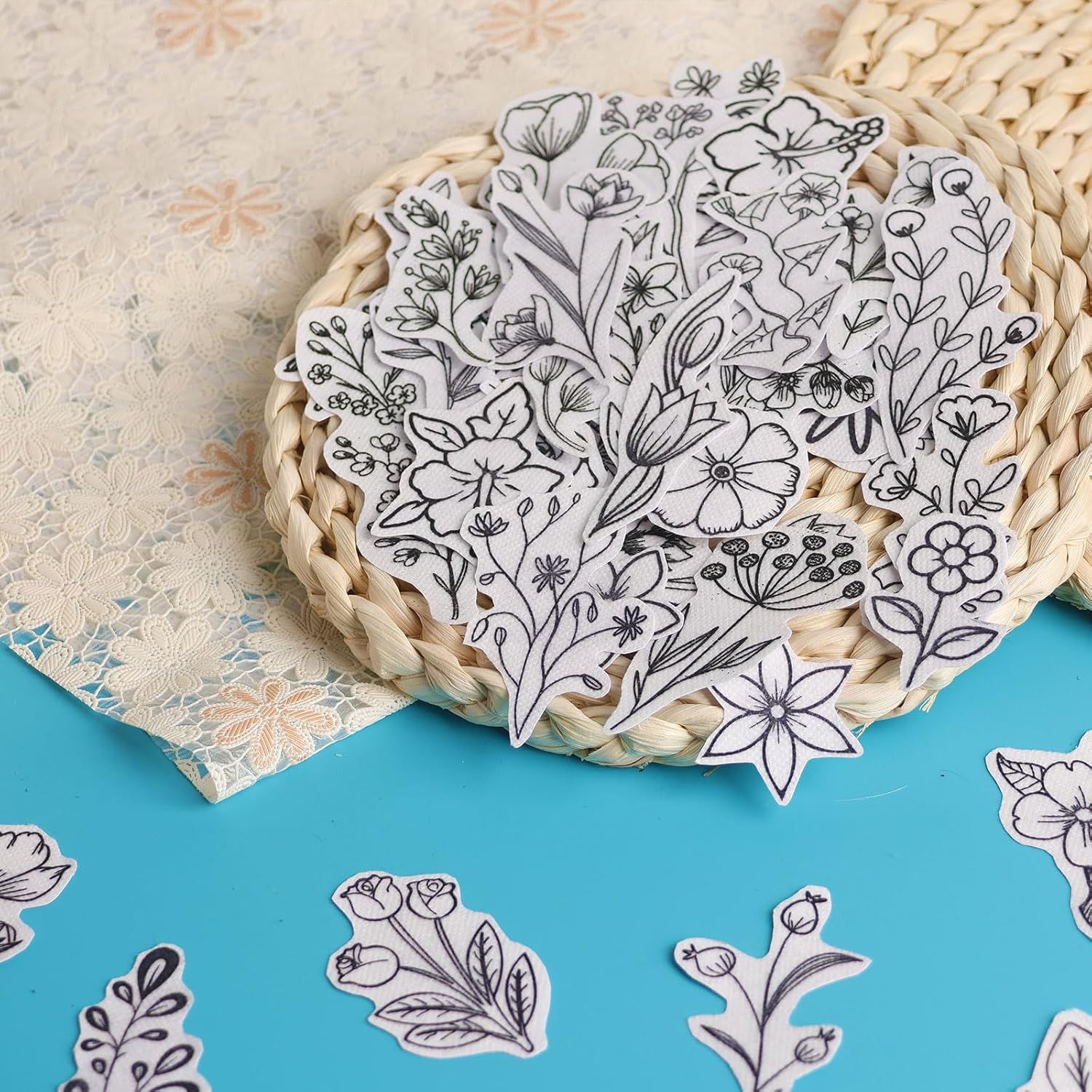 Stabilisateurs de broderie sol - Embroidery Flower Pattern avis et prix