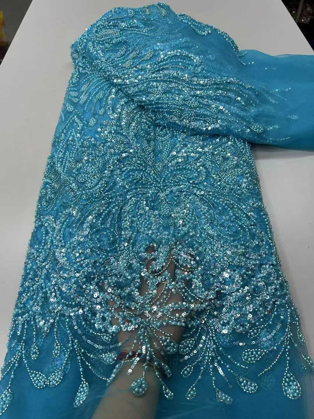 Tissu de luxe exquis et unique - Embroidery Unique Design avis et prix