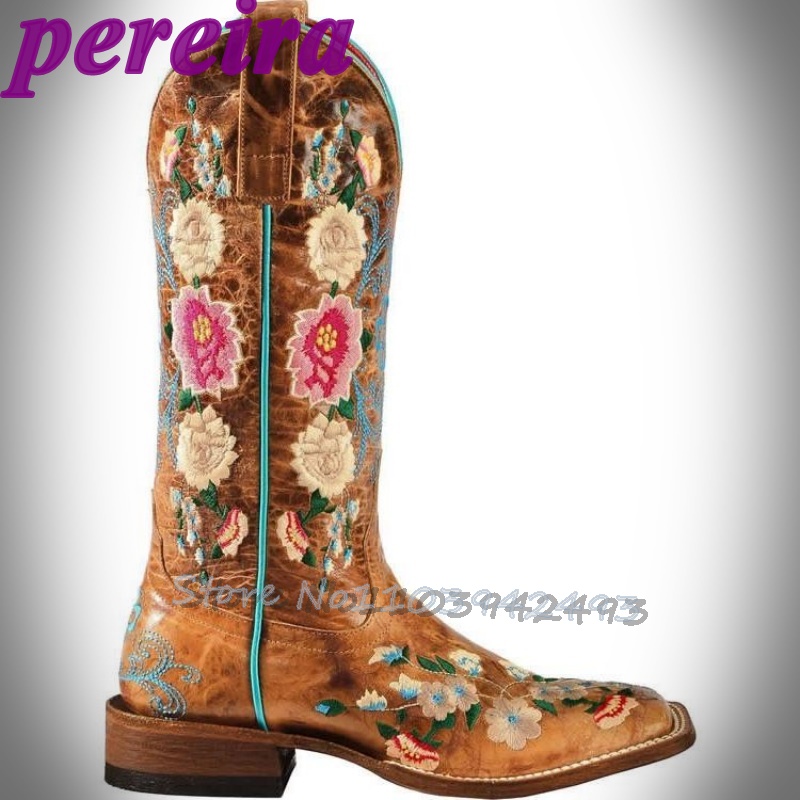 Bottes à fleurs brodées Rose G - Embroidery Roses avis et prix