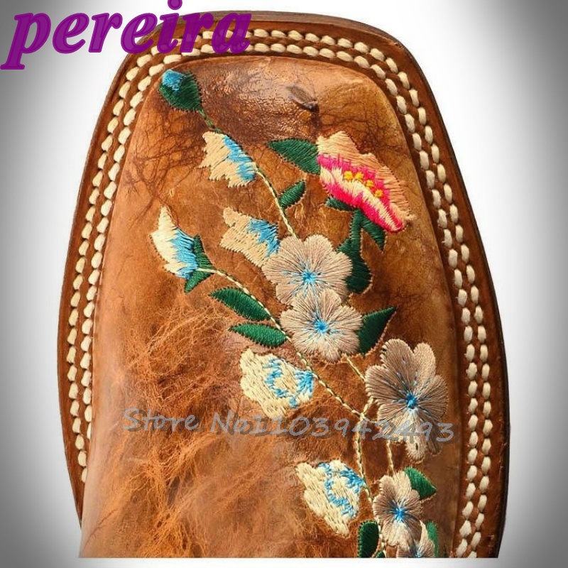 Bottes à fleurs brodées Rose G - Embroidery Roses avis et prix