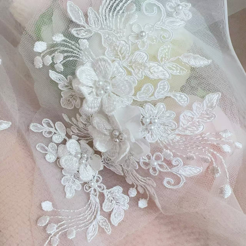2 pièces = 1 paire, dentelle p - Embroidery Flower Pattern avis et prix