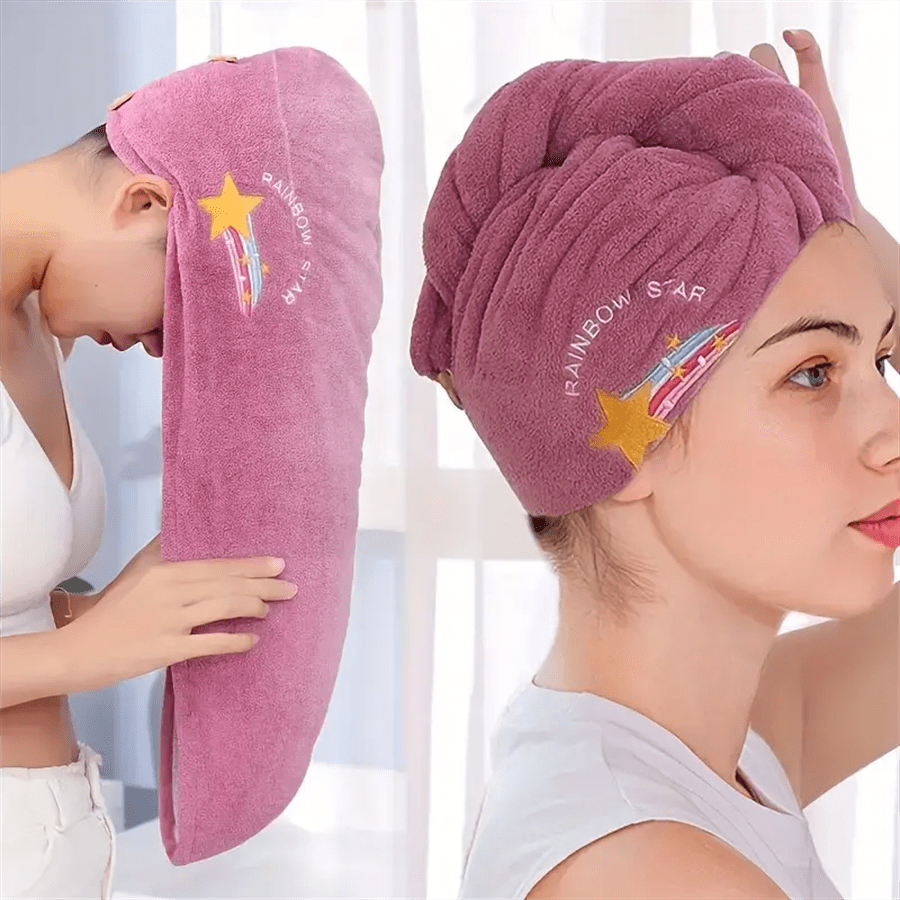 Serviette à cheveux en polaire - Embroidery Towel avis et prix