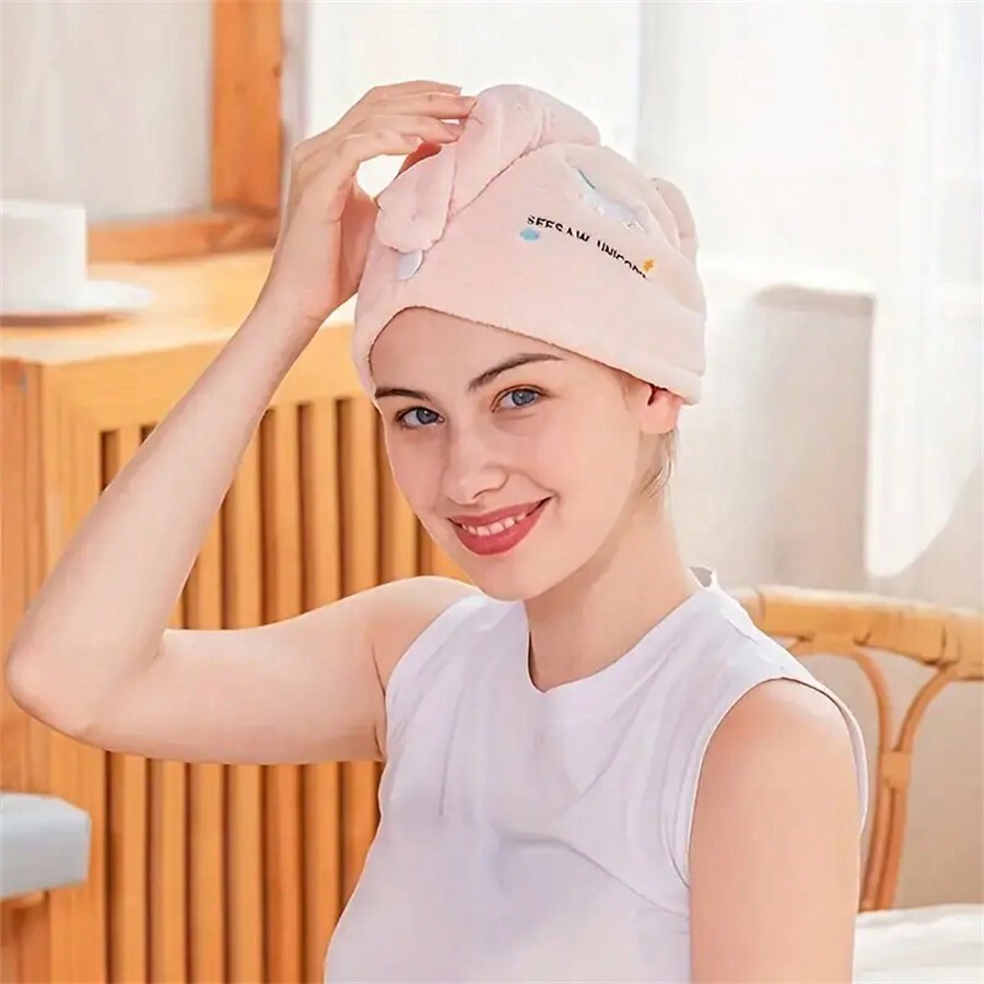 Serviette à cheveux en polaire - Embroidery Towel avis et prix