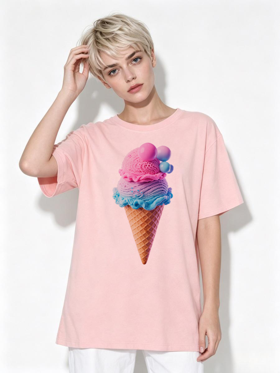 T-shirts pour filles en coton  - Embroidery Chain Stitch avis et prix