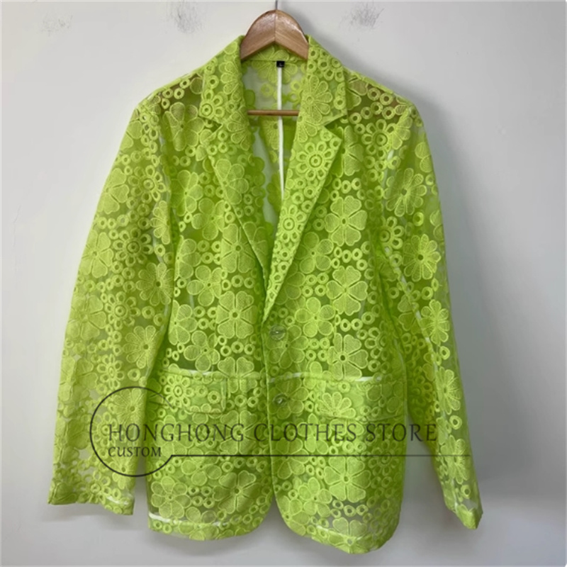 Vêtements pour hommes de scène - Embroidery Yellow avis et prix