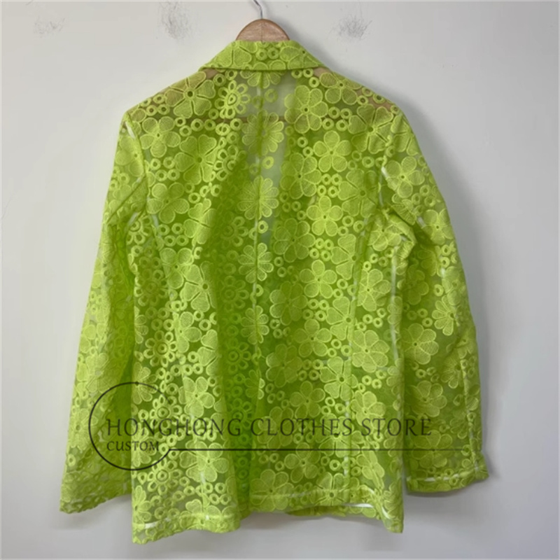 Vêtements pour hommes de scène - Embroidery Yellow avis et prix