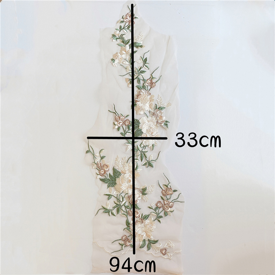 Patch brodé de fleurs roses, p - Embroidery Roses avis et prix