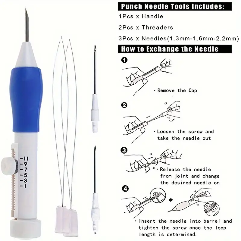 Kit de broderie pour adultes d - Punch Needle Handle avis et prix