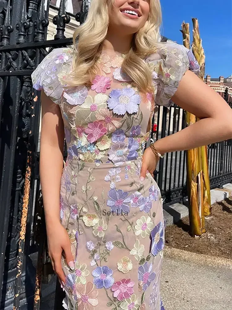 Robe imprimée brodée de fleurs - Embroidery Zara avis et prix