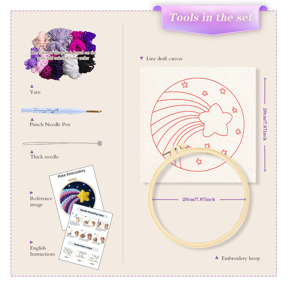 Kits de démarrage de broderie  - Punch Needle Handle avis et prix