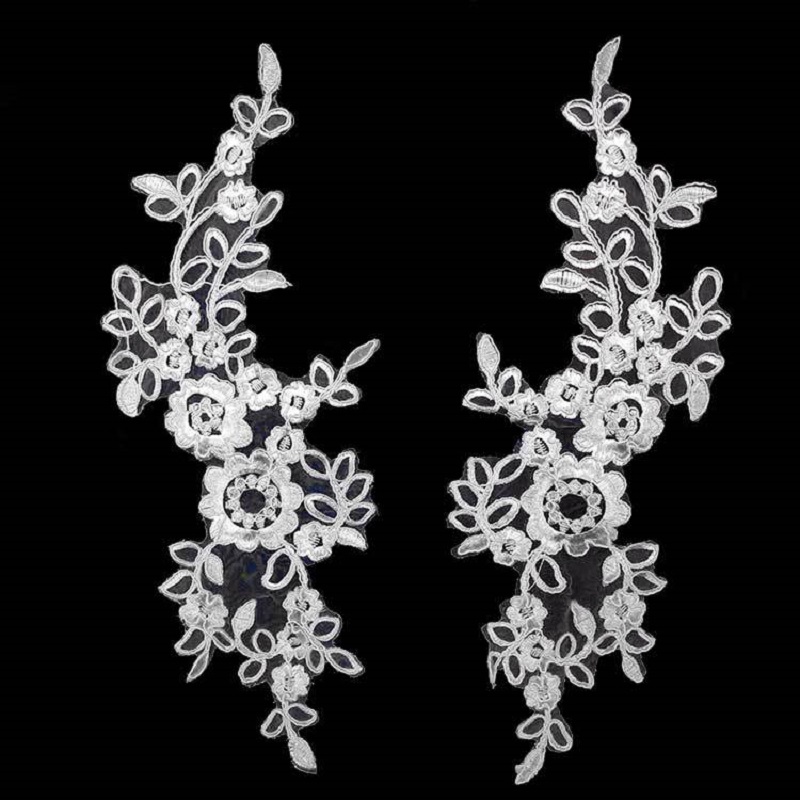 1 paire de broderie sur le mot - Embroidery Flower Pattern avis et prix