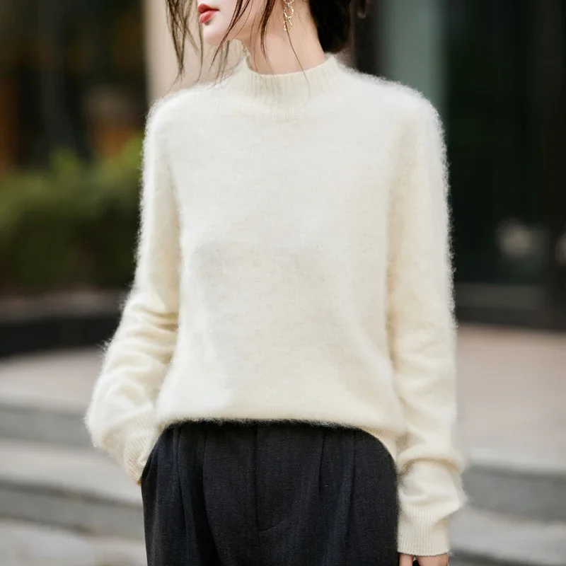 Pull à col haut en laine 100%  - Embroidery Origin avis et prix