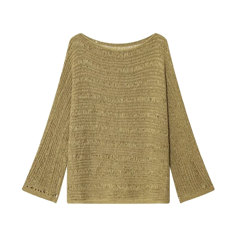 Pull en tricot vintage à col b - Embroidery Origin avis et prix