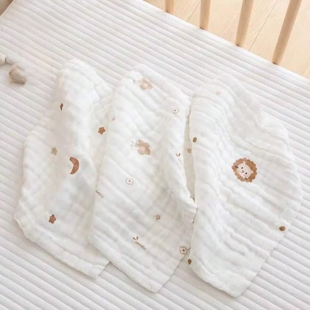 Lot de 2 lingettes carrées en  - Embroidery Towel avis et prix