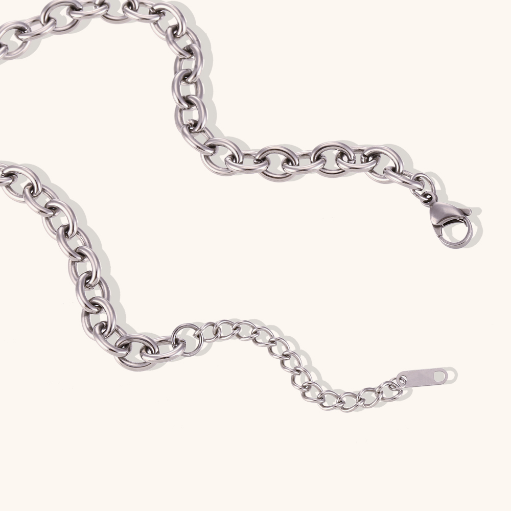 Colliers La.Muses Punk en acie - Embroidery Chain Stitch avis et prix