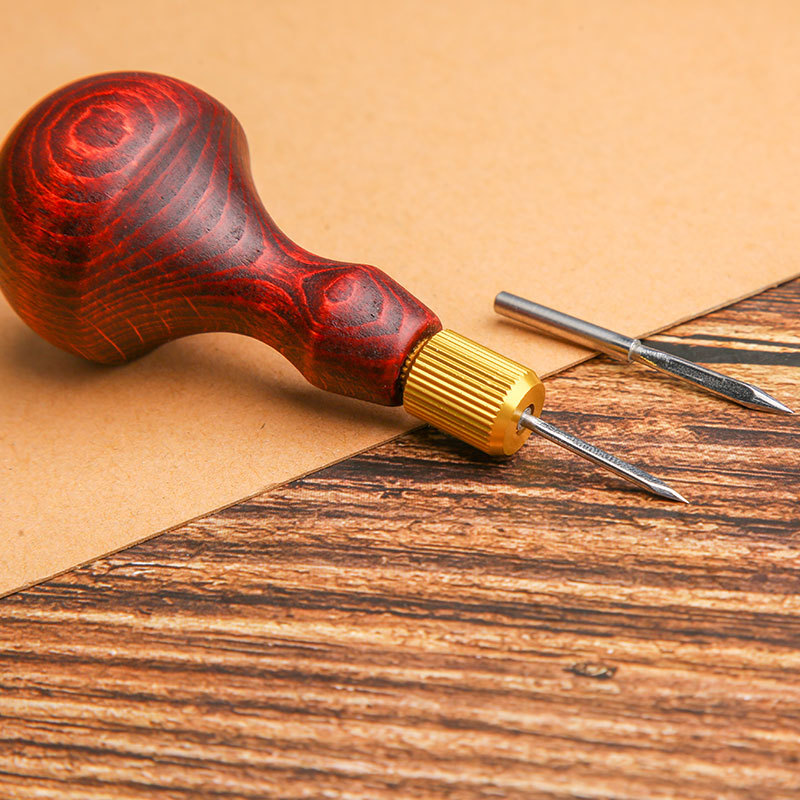 Jolie çon en cuir avec manche  - Punch Needle Handle avis et prix