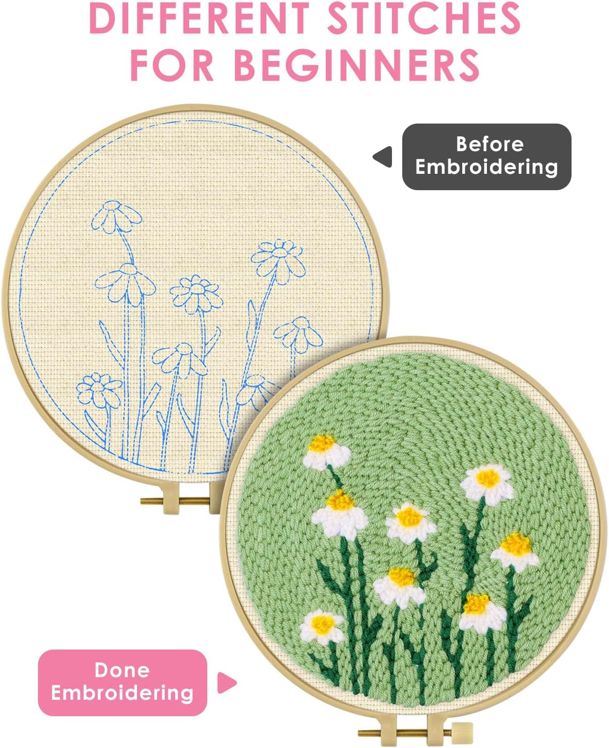 Kits de broderie au poinçon po - Punch Needle Handle avis et prix