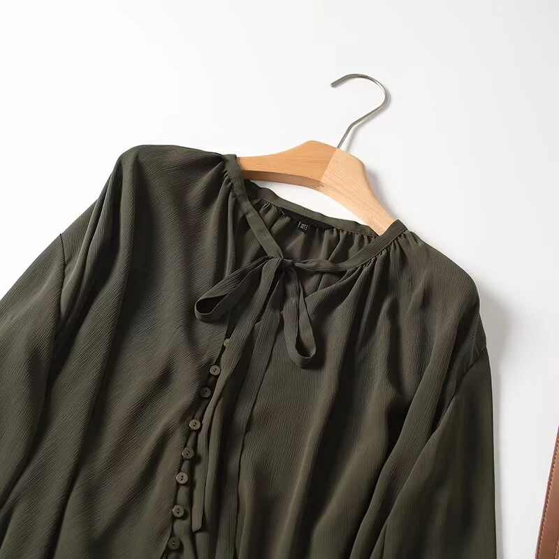 Chemisier ample vert foncé à m - Embroidery Origin avis et prix