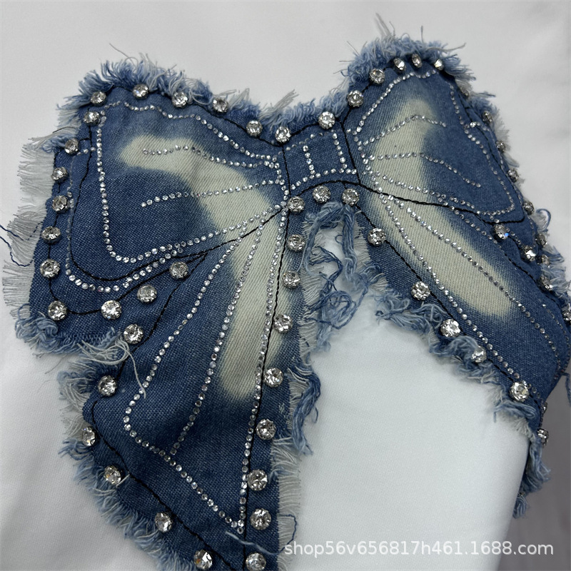 Ensemble deux pièces ample pou - Embroidery On Jeans avis et prix