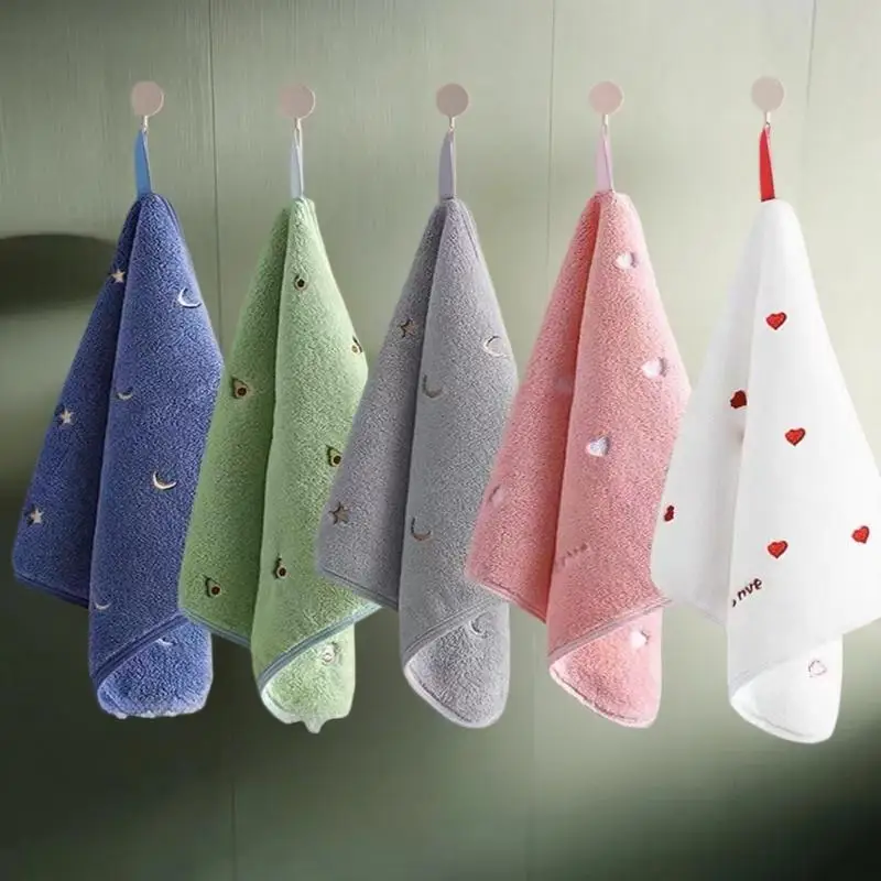 Serviette à main en coton pur  - Embroidery Towel avis et prix