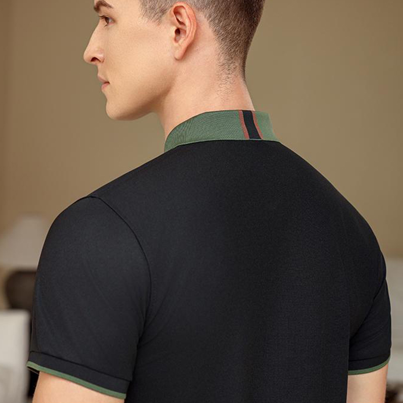 Polo Color Block - Impression  - Embroidery Men Shirt avis et prix