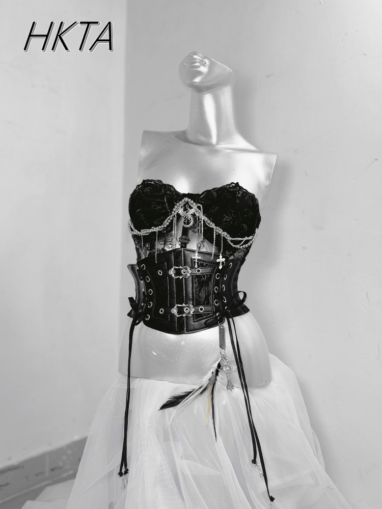 Style foncé Goth chaîne en mét - Embroidery Roses avis et prix