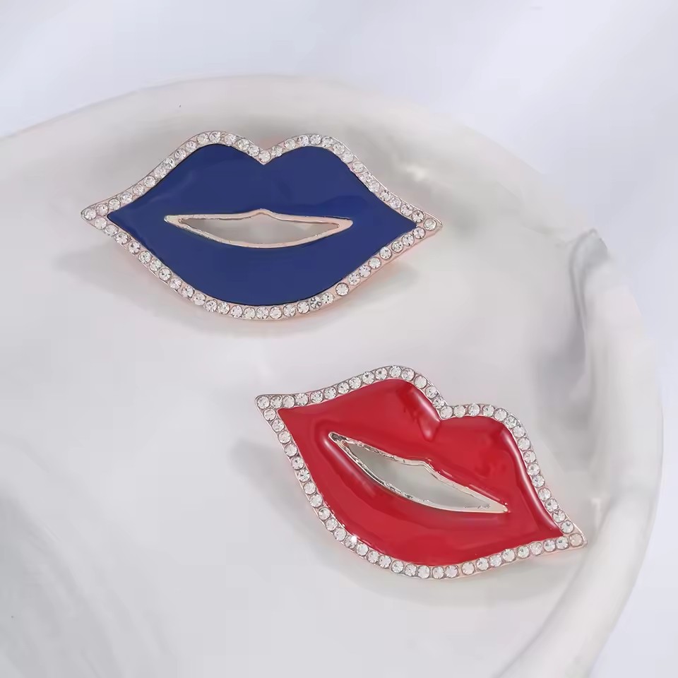1pc lèvres reine broche pour f - Embroidery Lips avis et prix