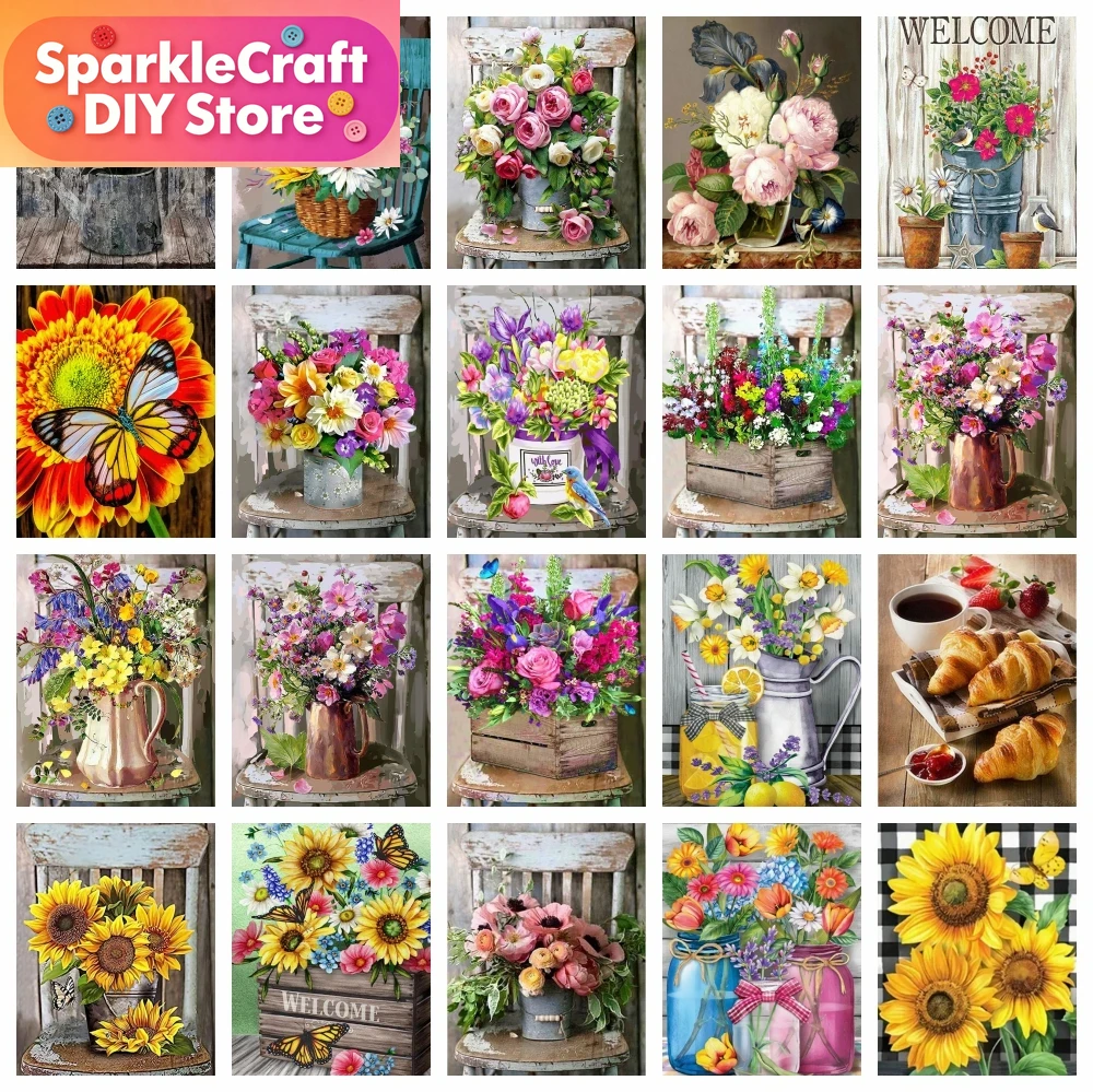 1 pièce Peinture Diamant Sans  - Embroidery Roses avis et prix