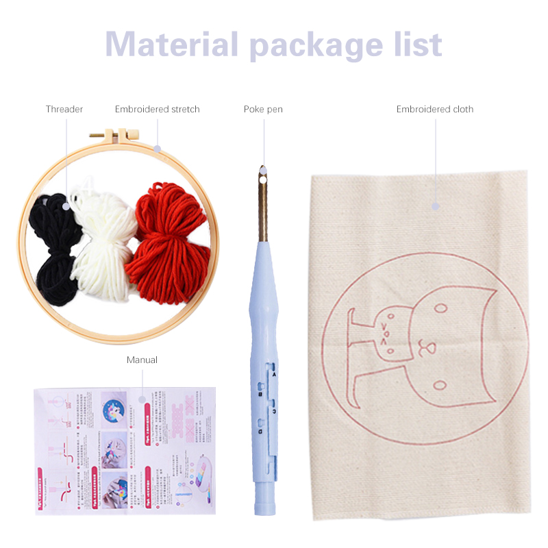 Kit de broderie au poinçon cré - Punch Needle Handle avis et prix