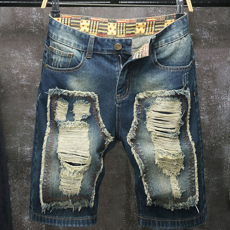 Nouveau short en jean déchiré  - Embroidery On Jeans avis et prix