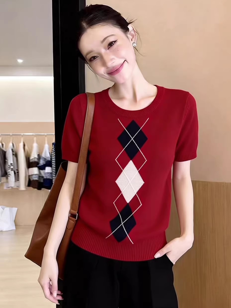 Haut pour femme à manches cour - Embroidery Unique Design avis et prix