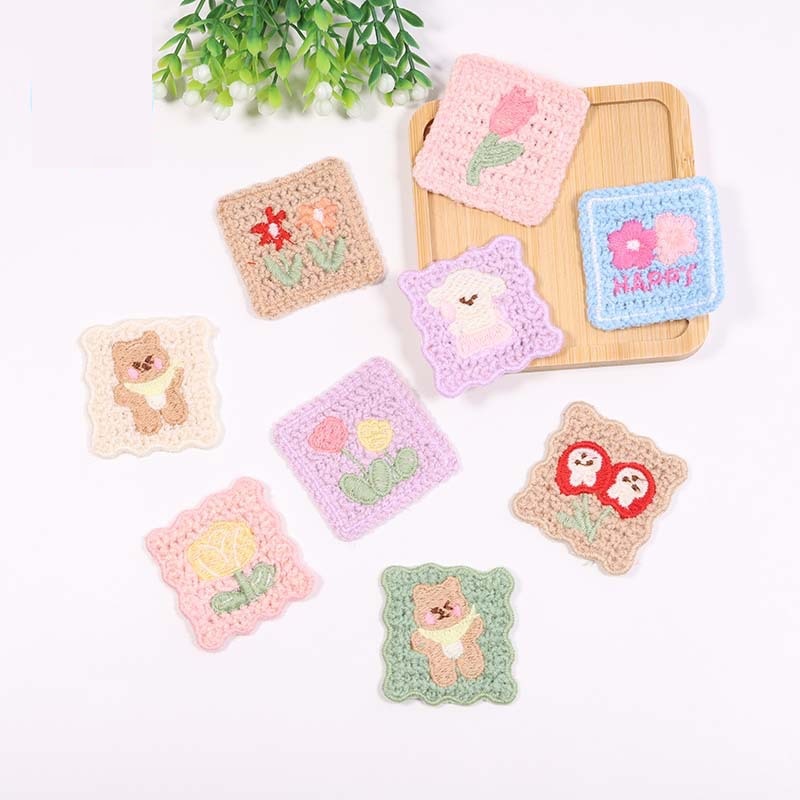 Lot de 5 patchs décoratifs pou - Embroidery Flower Pattern avis et prix