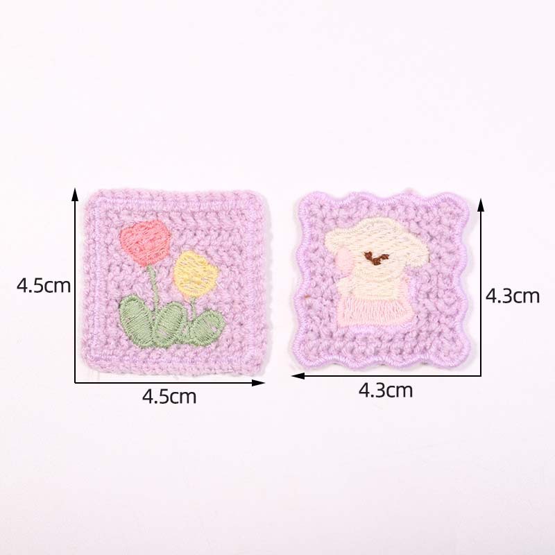 Lot de 5 patchs décoratifs pou - Embroidery Flower Pattern avis et prix