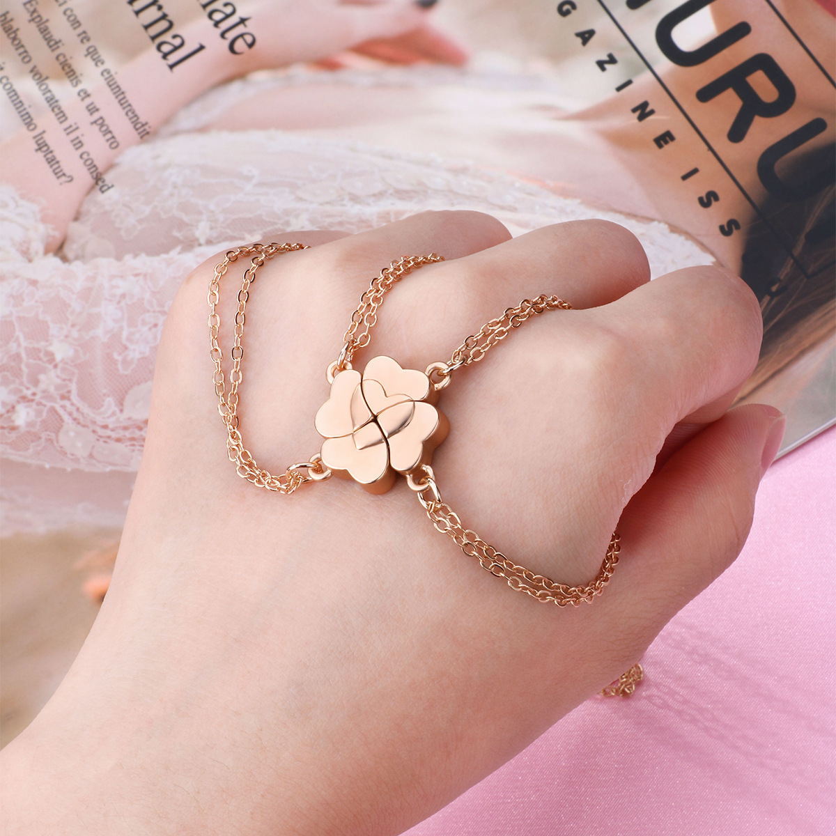Elviragirl-Collier en pierre m - Embroidery Chain Stitch avis et prix