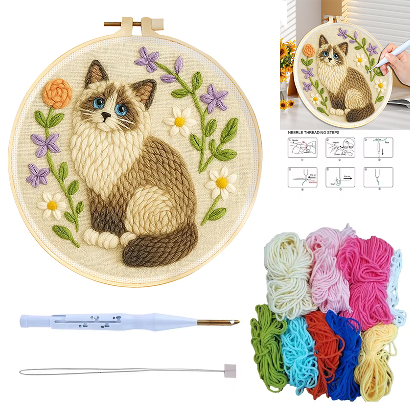 CHENISTORY Kit de broderie au  - Punch Needle Handle avis et prix